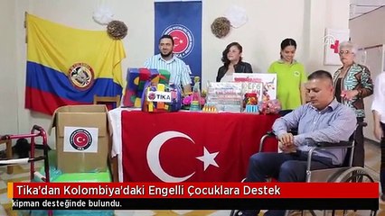 Tika'dan Kolombiya'daki Engelli Çocuklara Destek