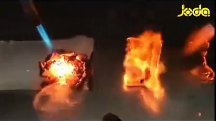 Comparison of aerogel combustion www.joda-tech.com