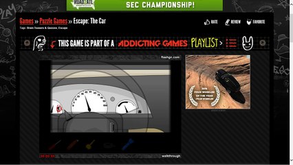 Descargar video: Addicting Games escape the car walkthrough