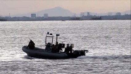 RHIB Patrolling Manila Bay During the 31st ASEAN Summit
