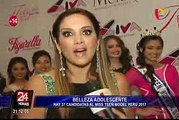Belleza adolescente hay 37 candidatas al Miss Teen Model Perú 2017