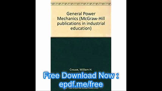 General Power Mechanics (McGraw-Hill publications in industrial education)