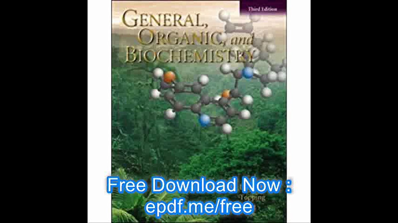 'GENERAL, ORGANIC AND BIOCHEMISTRY'