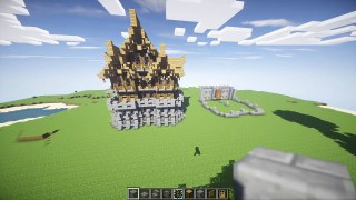Minecraft Mega Tutorial Ep 1 - Large Medieval Castle Manor/Mansion Tutorial! Ps4/XBOX/PS3/PE/PC