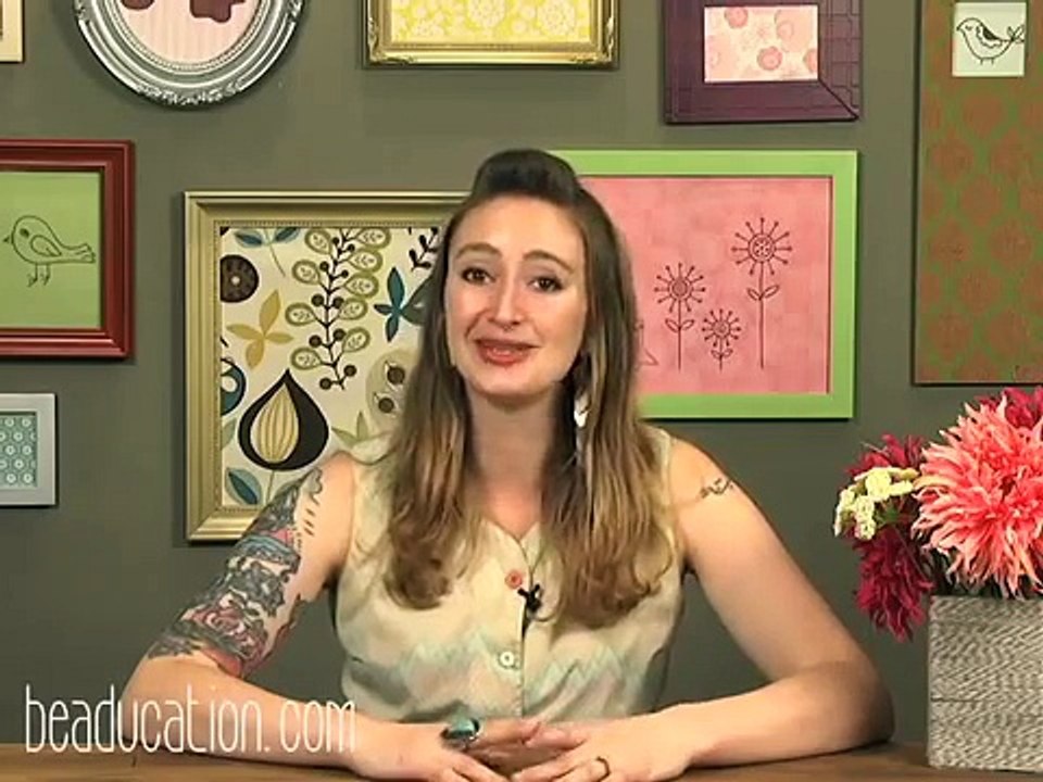 Stamped Metal Washer Stone Setting Tutorial - Beaducation.com