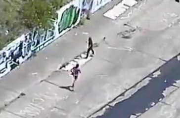 Suspects Flee on Foot After Crashing Vehicle in Police Chase