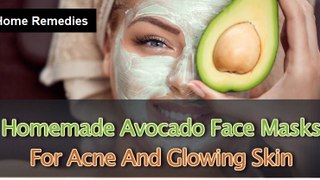 Moisturising Avocado Face Mask - Homemade Avocade Face Masks For Acne & Glowing Skin - Home Remedies