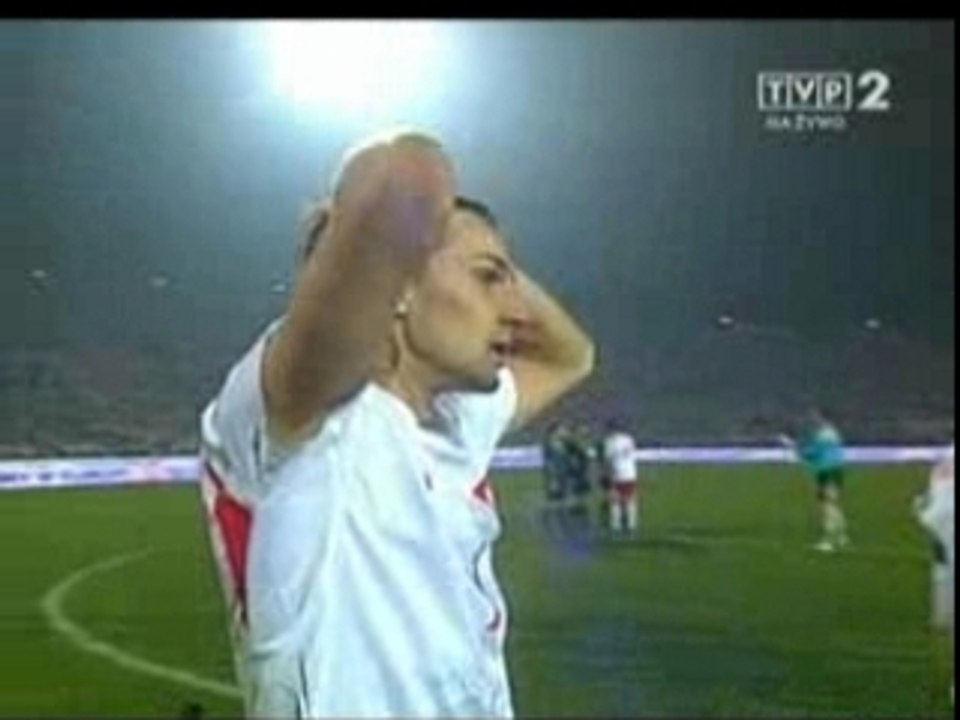 Radość Polaków po meczu Polska - Belgia 3