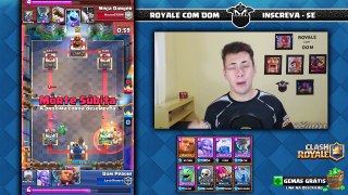 CHEGUE FÁCIL NA ARENA LENDÁRIA USANDO ESSE DECK! :: GIGANTE + RELÂMPAGO :: DECK SEM LENDÁR