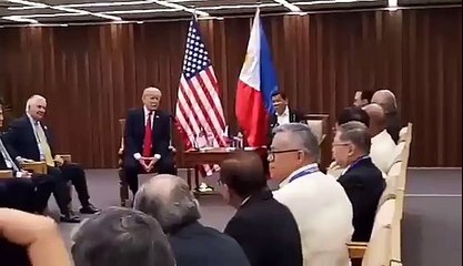 Bilateral meeting of Rodrigo Duterte, Donald Trump in Manila