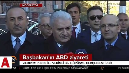 Başbakan Yıldırım: Pence ile verimli görüşme gerçekleştirdik