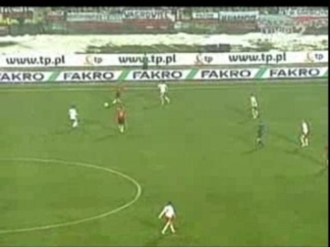 Skróty pierwszej połowy meczu Polska - Belgia