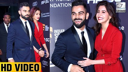 Anushka Sharma And Virat Kohli LOOK ADORABLE At Indian Sports Honors