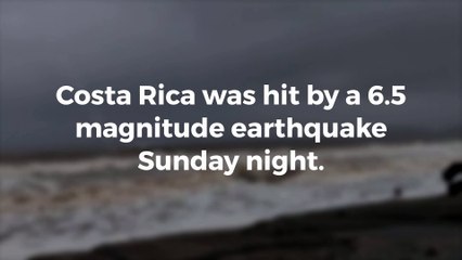 Costa Rica struck by 6.5 magnitude quake