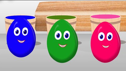 Learn colors with Surprise eggs Cartoons for children Video for kids Coloring Eggs