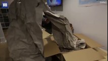 13 mètres de papier pour emballer calendrier envoyé par Amazon !