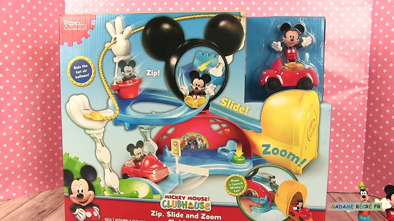 La Maison de Mickey Mouse Toboggan et Figurines Minnie, Pluto, Donald, Dingo