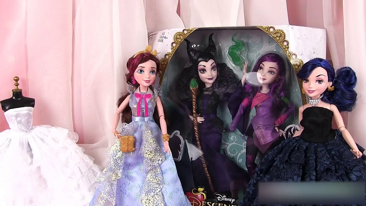 Descendants Poupées Robes de mariées Mal Maléfique Wedding Dresses for Dolls