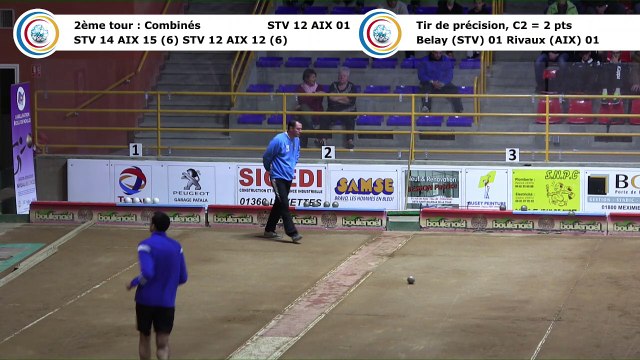 Second tour, second tir de précision, Club Elite Masculin J4, Saint-Vulbas contre Aix-les-Bains, novembre 2017
