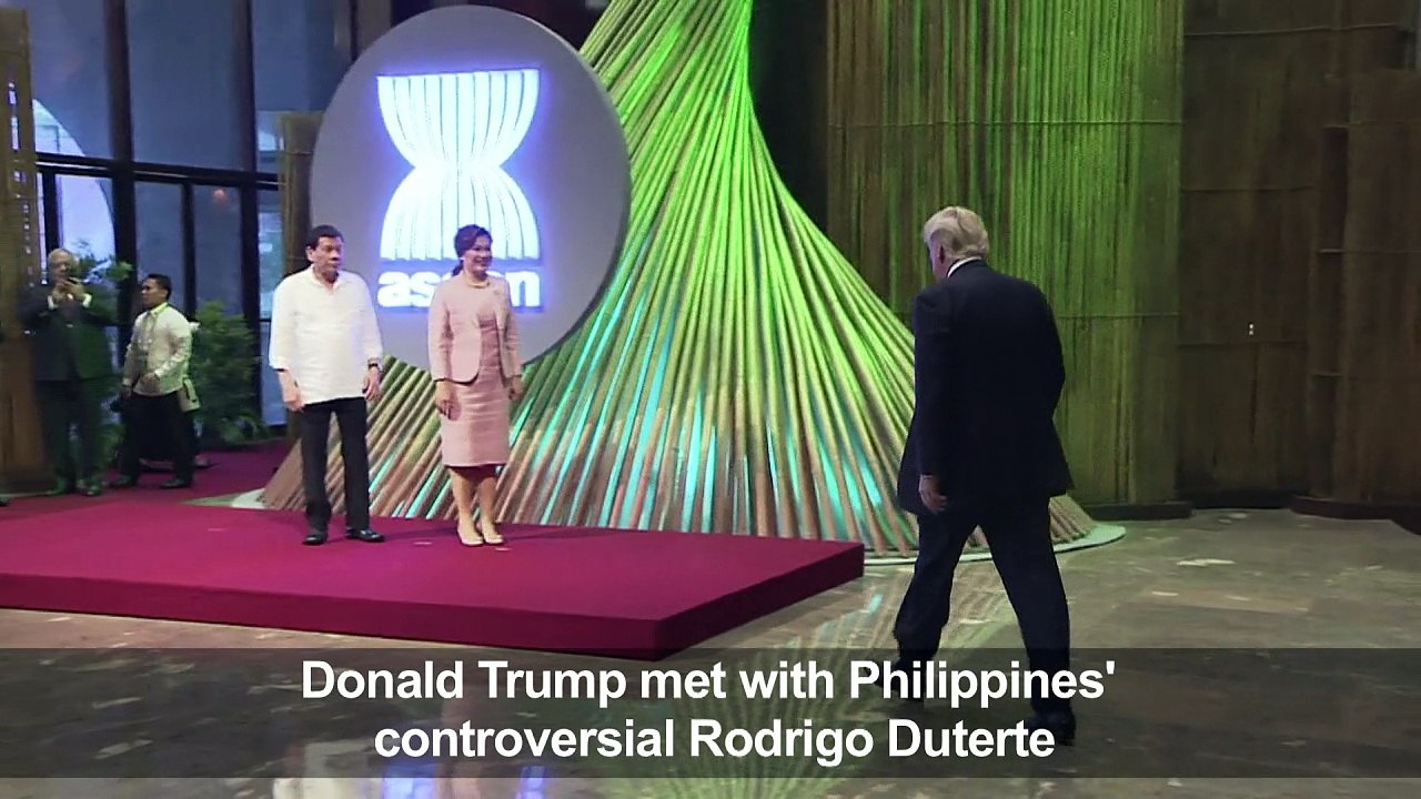 ASEAN Summit opens in Manila, anti-Trump protests break out