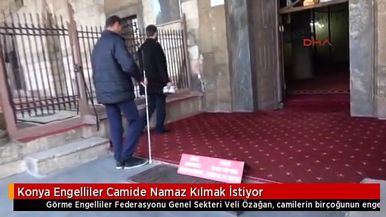 Konya Engelliler Camide Namaz Kılmak İstiyor
