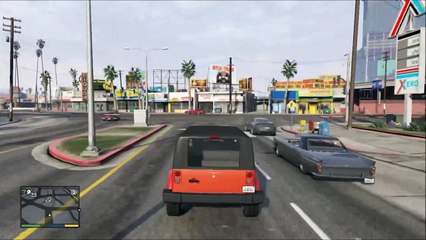 GTA V Online robbing a store