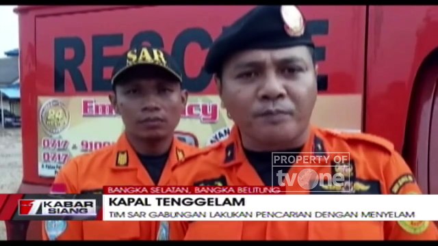 Kapal Tenggelam Diterjang Badai di Perairan Bangka Selatan, Dua Orang Tewas