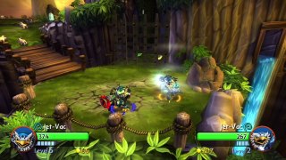 Skylanders Giants Wii U Co-op -- Chapter 1: Time of the Giants - Nightmare Mode
