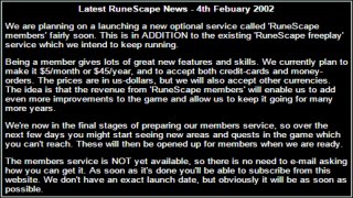 RuneScape Historical Timeline 1998 - new