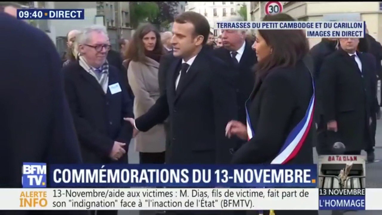 13-Novembre: une minute de silence observée devant les terrasses du "Petit Cambodge" et du "Carillon"