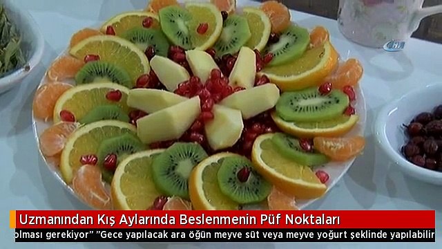 Uzmanından Kış Aylarında Beslenmenin Püf Noktaları