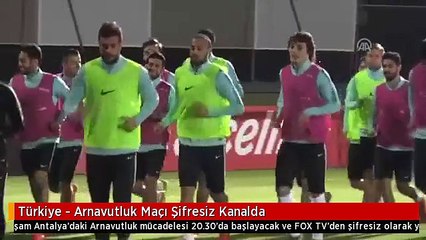 Türkiye - Arnavutluk Maçı Şifresiz Kanalda