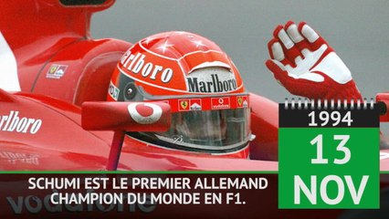 Il y a 23 ans - Michael Schumacher remportait son premier titre