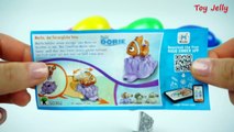 Clay Slime Ice Cream Surprise Cups, Finding Dory, Frozen Elsa, Learn Colors with Kinder Eggs Toys