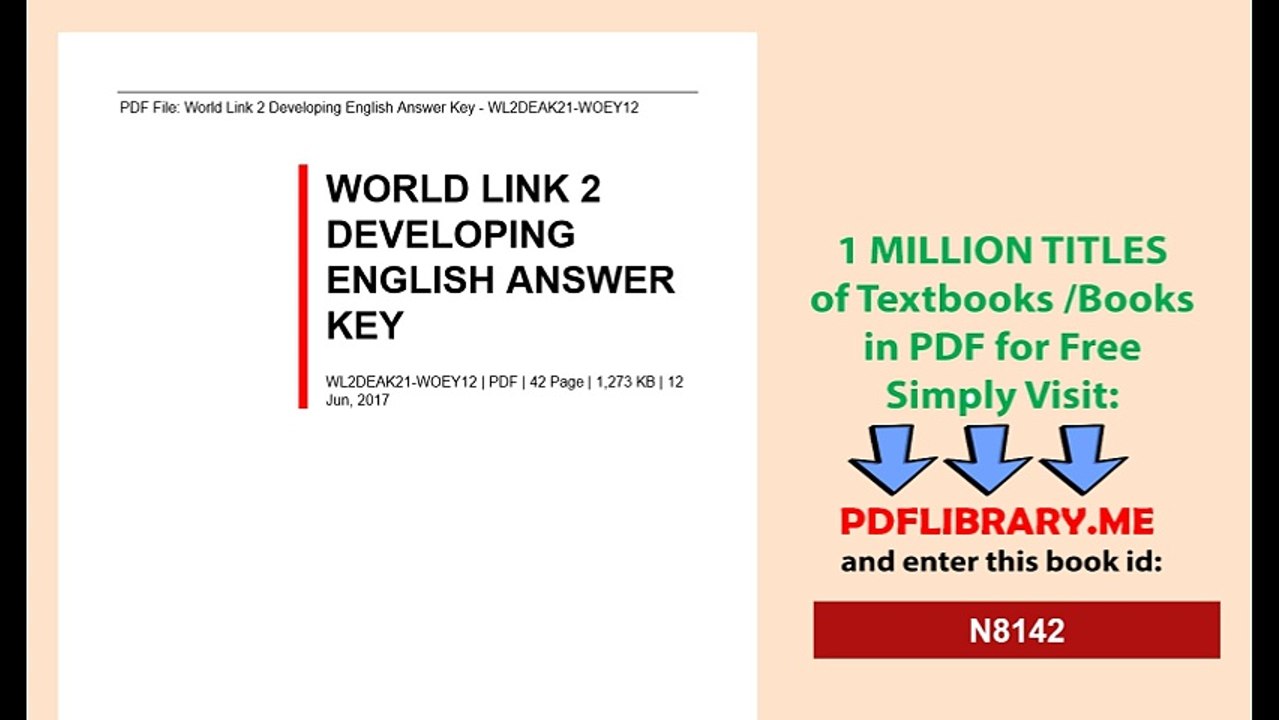 World Link 2 Developing English Answer Key