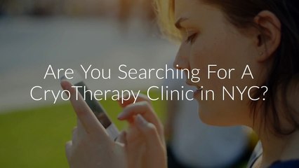 Where to find the Best Cryotherapy in NYC - CryoVigor