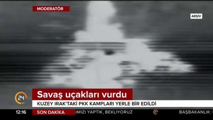 PKK kampları yerle bir edildi