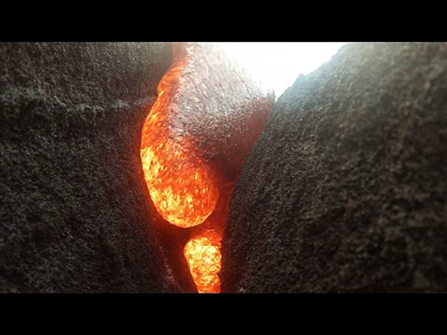 GoPro dans la lave en fusion - Vidéo Dailymotion