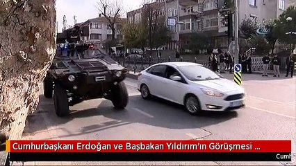 Cumhurbaşkanı Erdoğan ve Başbakan Yıldırım'ın Görüşmesi Sona Erdi