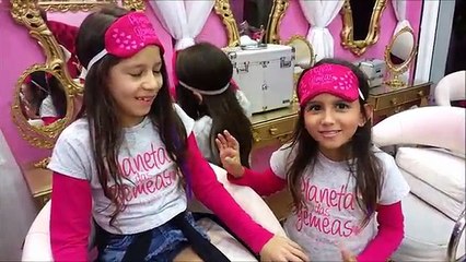 PASSAMOS A NOITE NO SALÃO DE BELEZA