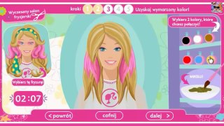 Barbie po polsku - Barbie hairstyle- Baby Kids Games - Lalka Barbie- Barbie hair