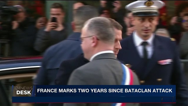 i24NEWS DESK | France marks two years since Bataclan attack | Monday, November 13th 2017