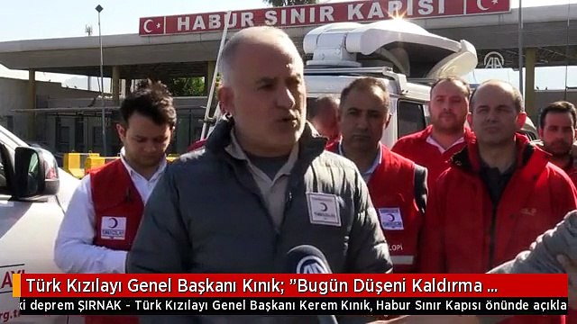 Türk Kızılayı Genel Başkanı Kınık: Bugün Düşeni Kaldırma Günüdür, Yaraları Sarma Günüdür