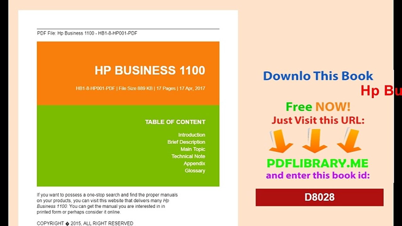 Hp Business 1100