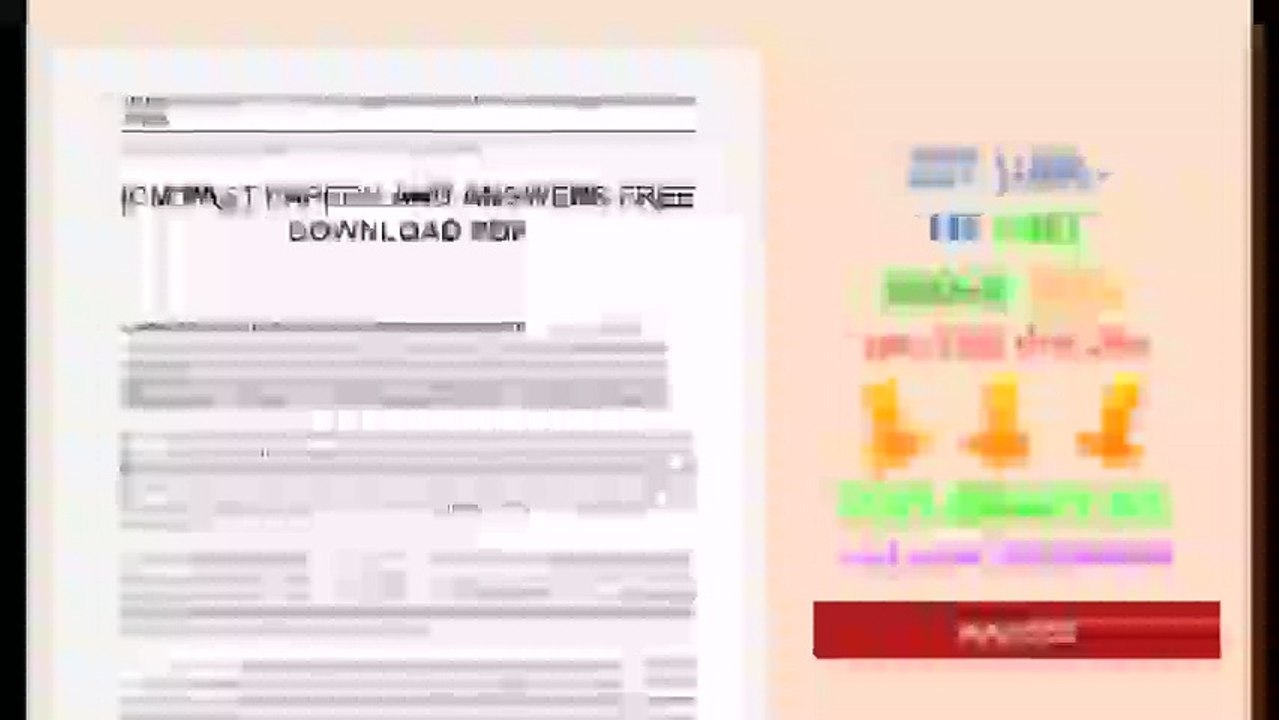 Icm Past Papers And Answers Free Download