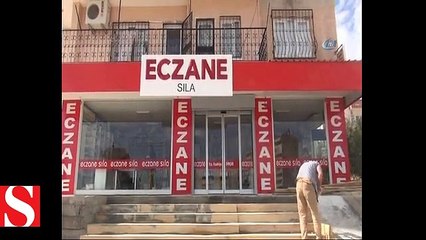 Eczaneye uçan tekme ile camı kırıp içeriye giren hırsız kamerada
