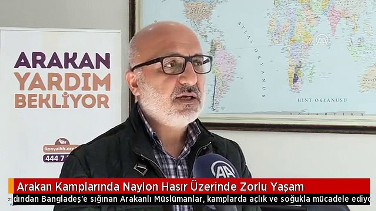 Arakan Kamplarında Naylon Hasır Üzerinde Zorlu Yaşam