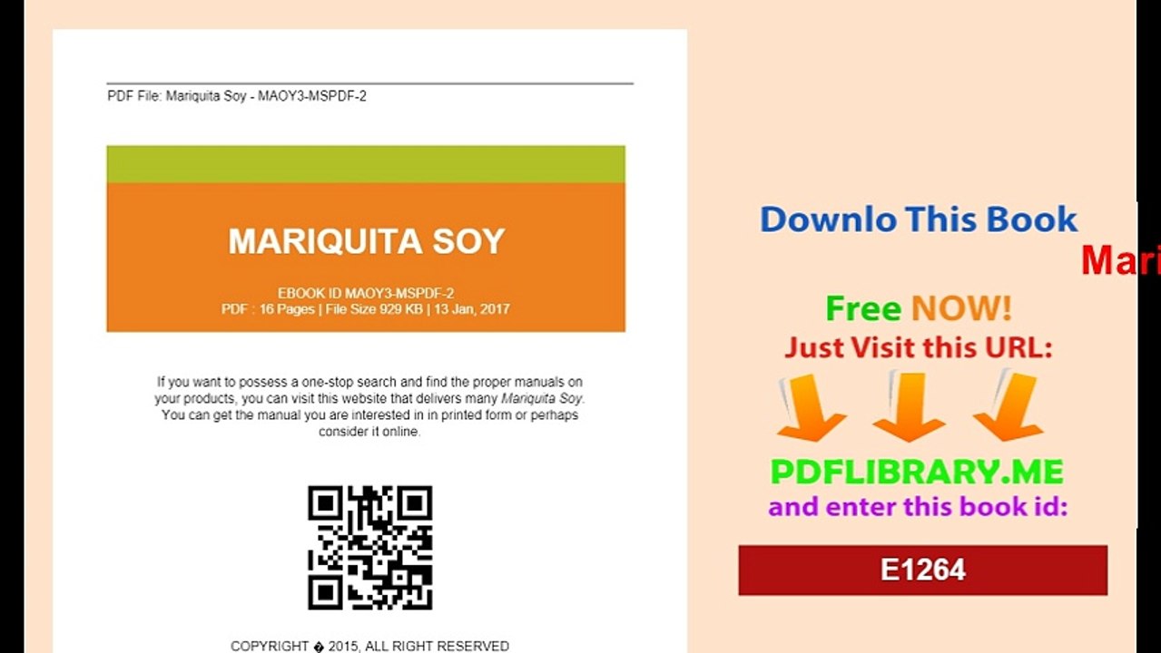 Mariquita Soy