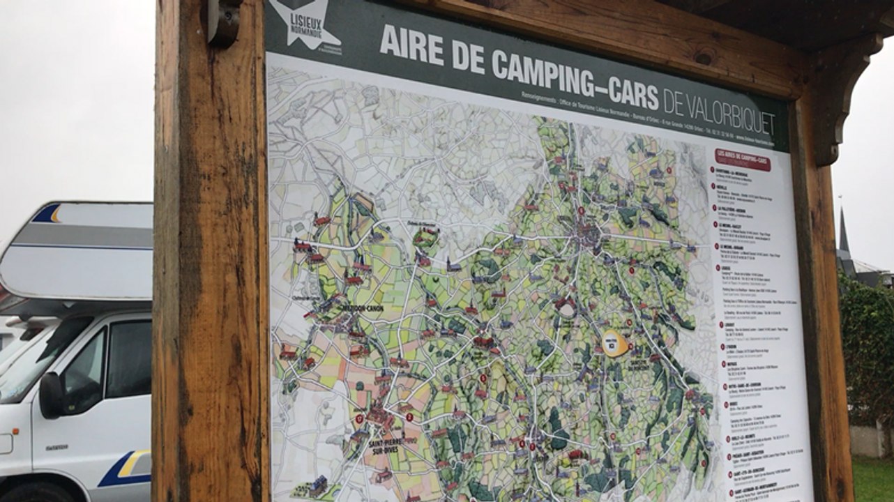 Inauguration d’une aire d camping-car à Valorbiquet