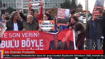 İbb Önünde Protesto